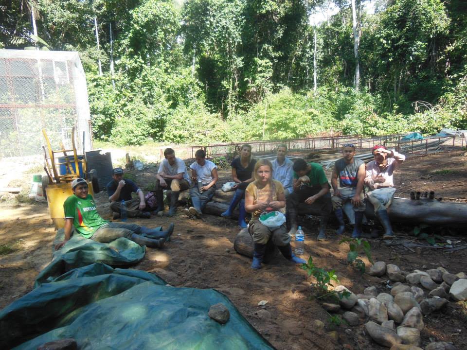 Volunteering in the Amazon rainforest, 2013